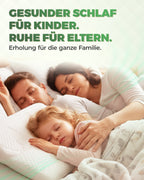 Flaches Kinderkissen aus Memory Foam mit 3D Tencel Bezug
