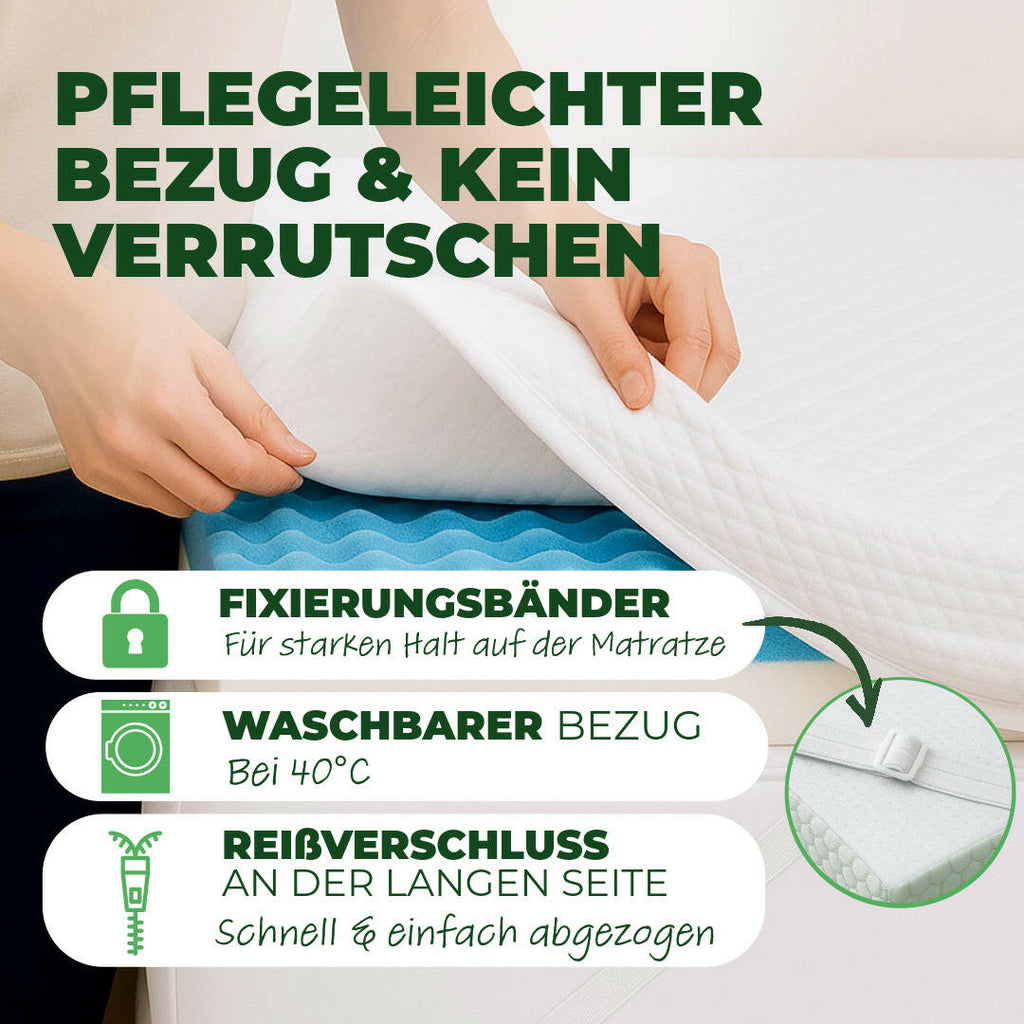 Welldora Premium Topper 5-Zonen Dual-Layer.
