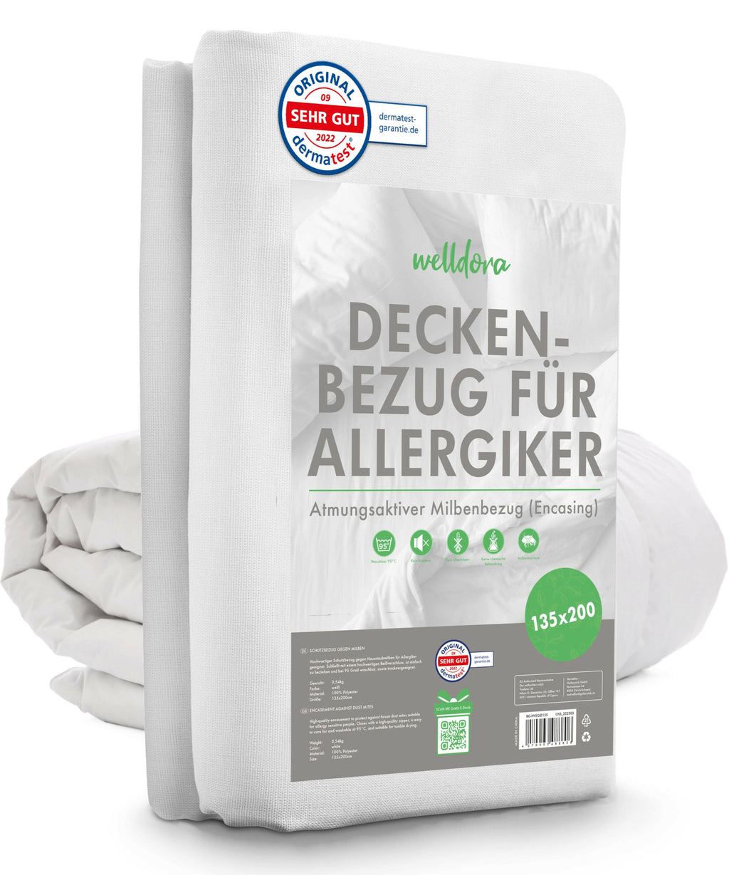 Welldora Premium Milbenbezug für Bettdecke encasing.