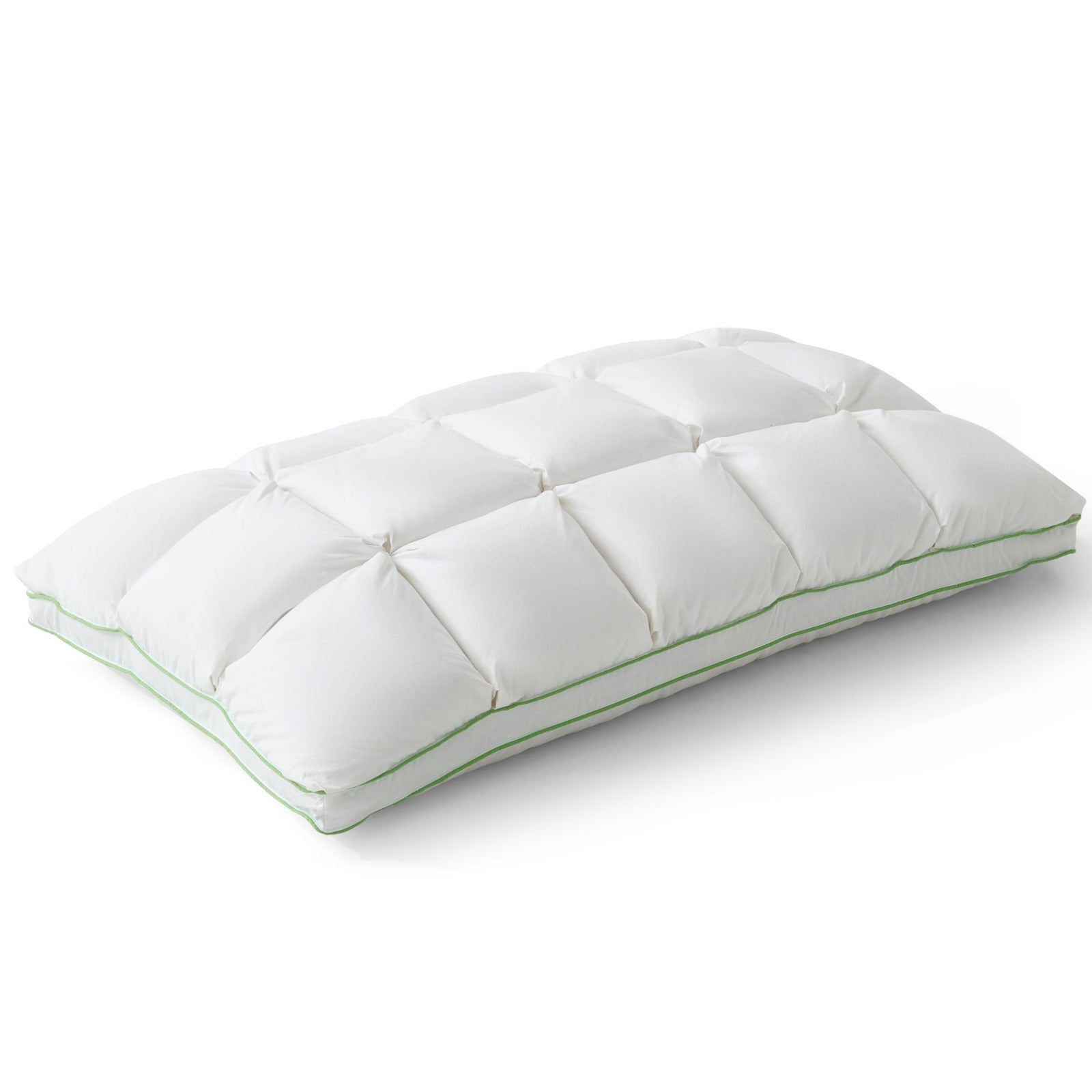 Welldora Puffwolken Premium Kopfkissen mit Daunen - rechteckig