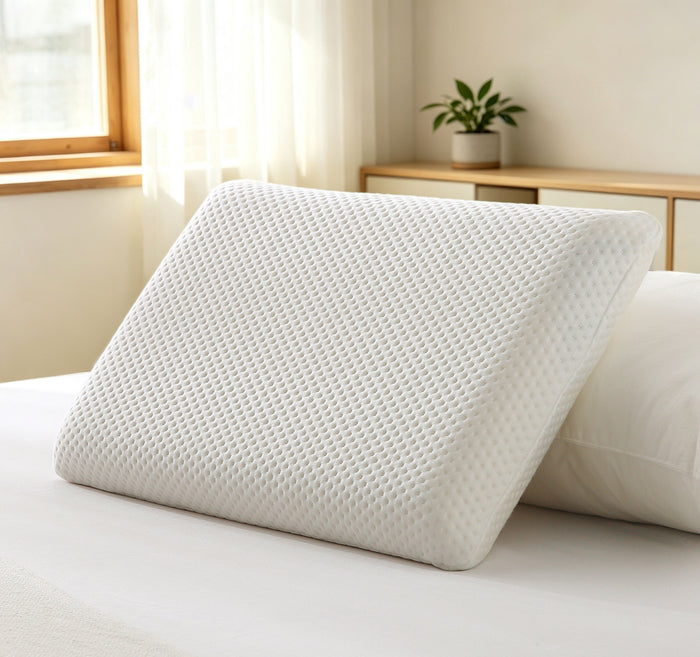 Welldora Bauchschläferkissen 30x50 – Memory Foam, flach 7 cm
