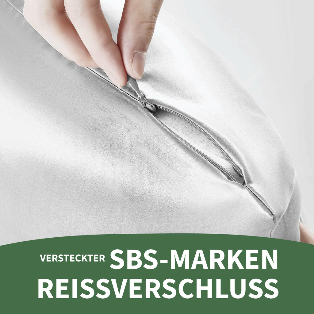 Welldora Premium Kissenbezug aus 100% Seide.