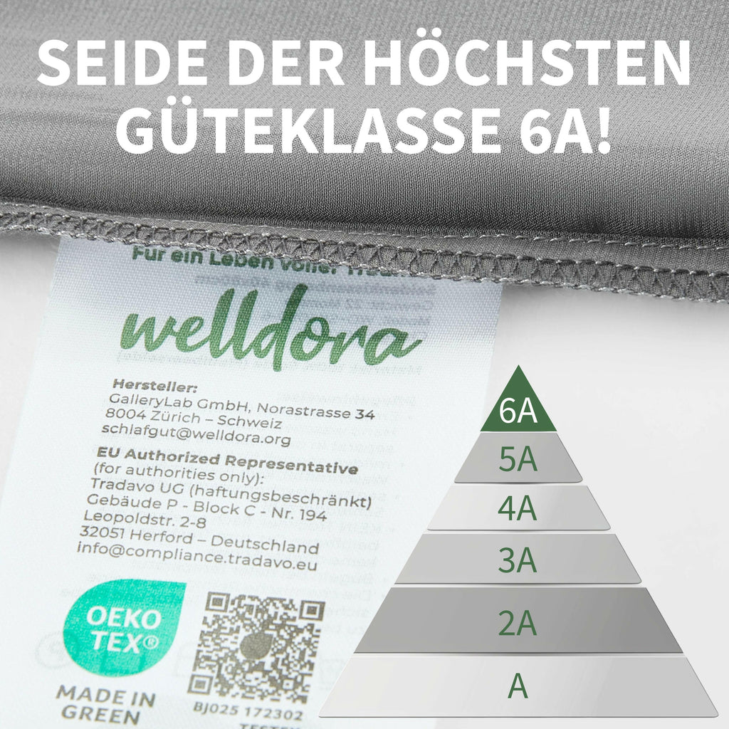 Premium Deckenbezug aus 100% Seide