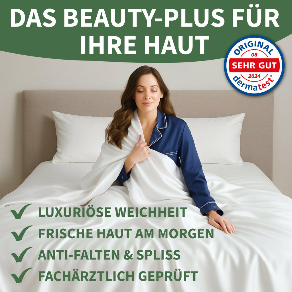 Welldora Premium Deckenbezug aus 100% Seide.