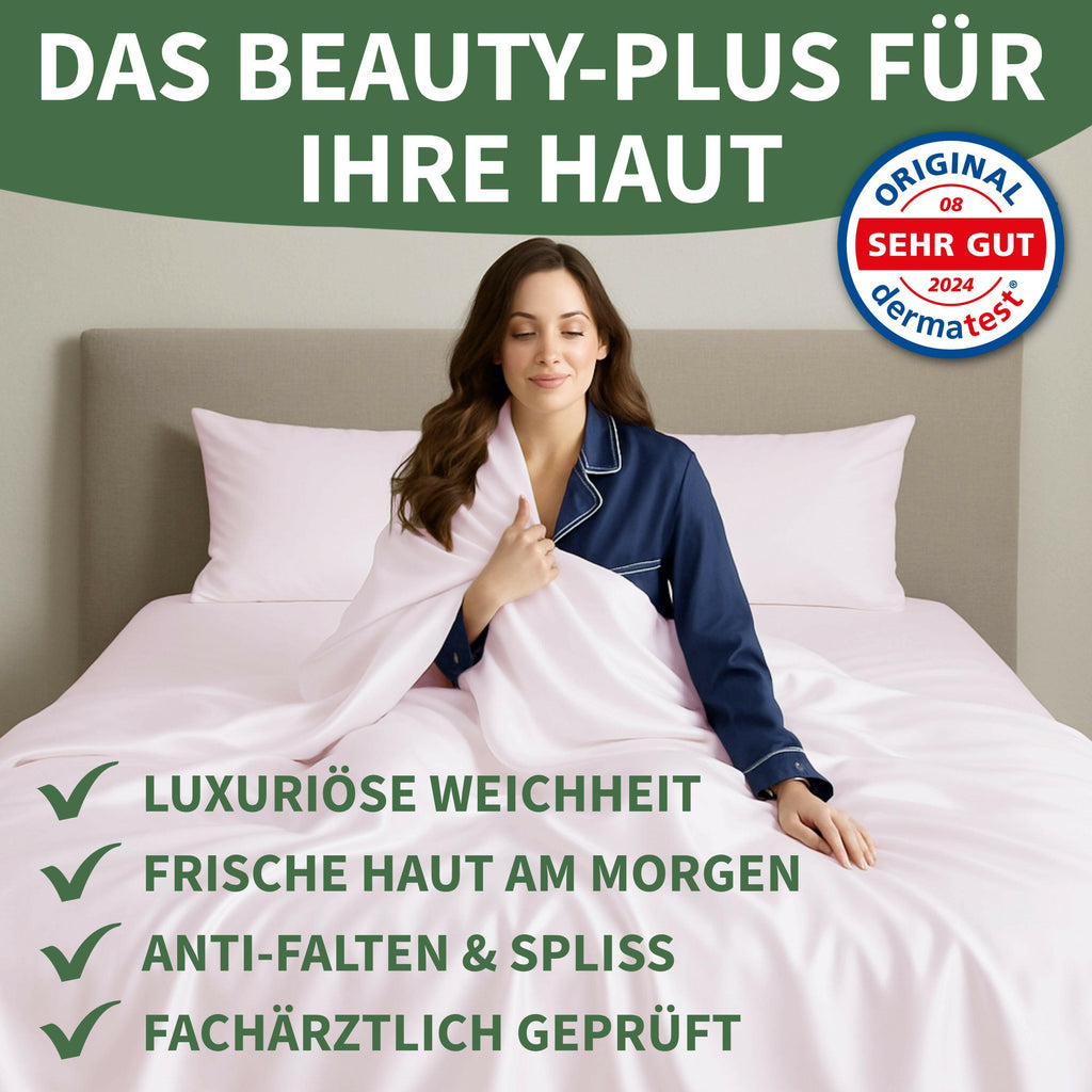Welldora Premium Deckenbezug aus 100% Seide.