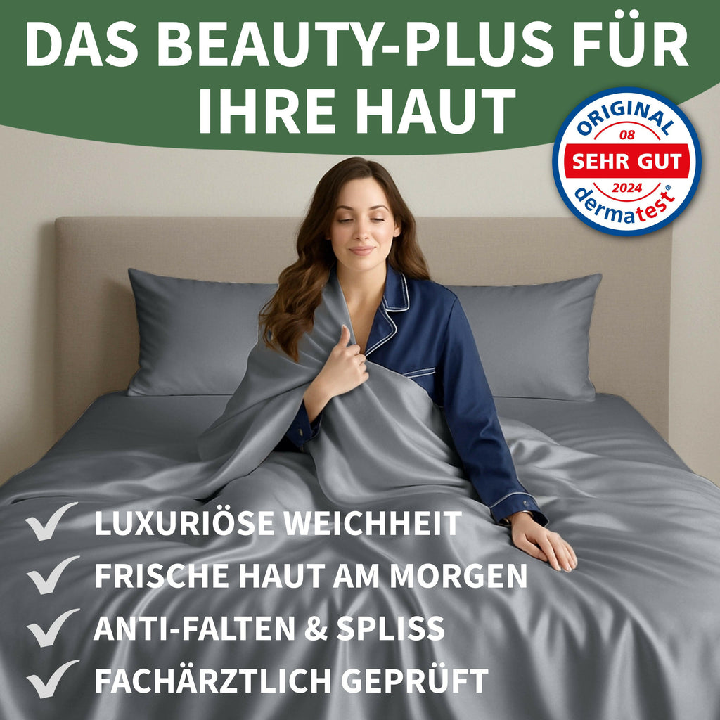 Welldora Premium Deckenbezug aus 100% Seide.