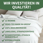 Welldora Premium Deckenbezug aus 100% Seide.