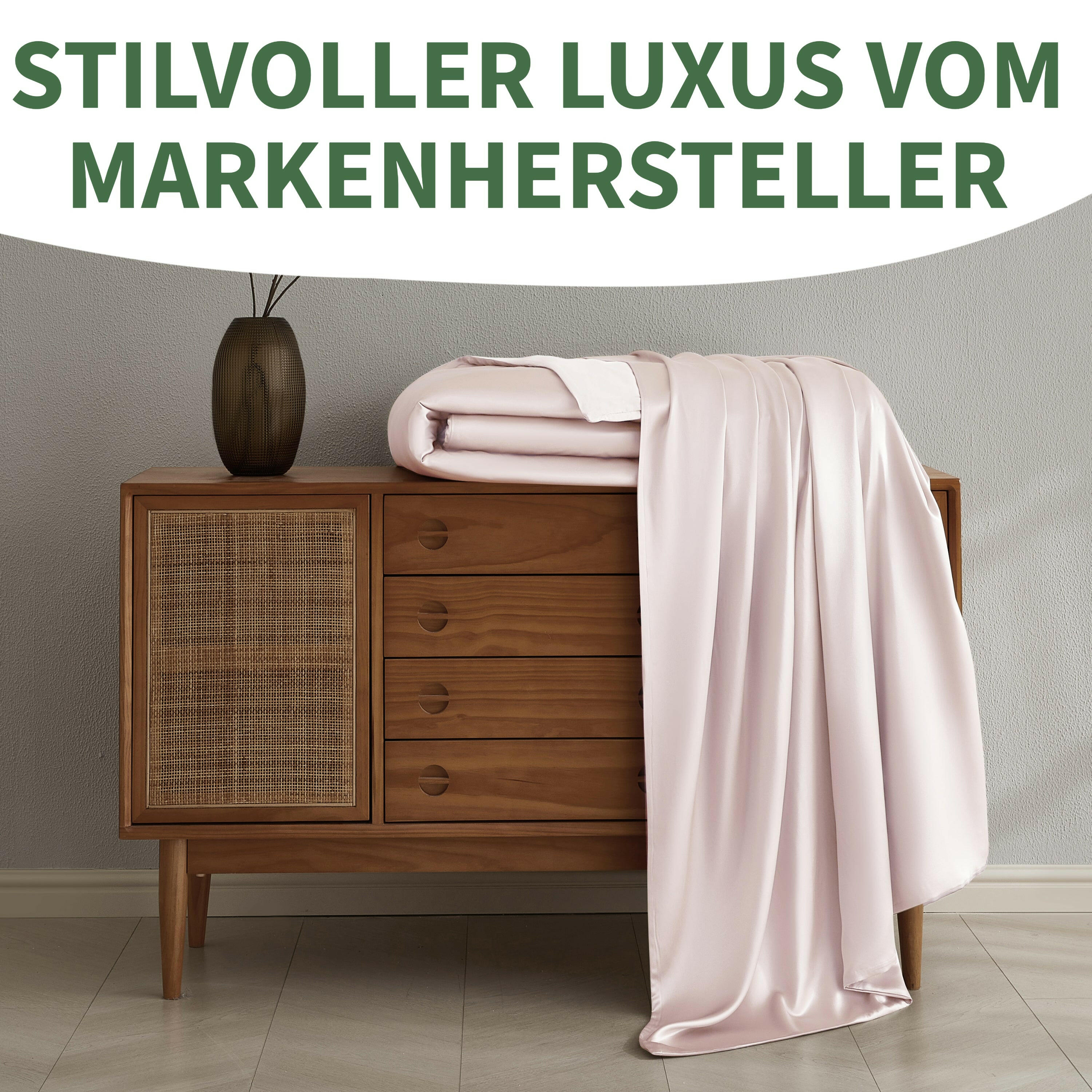 Premium Deckenbezug aus 100% Seide