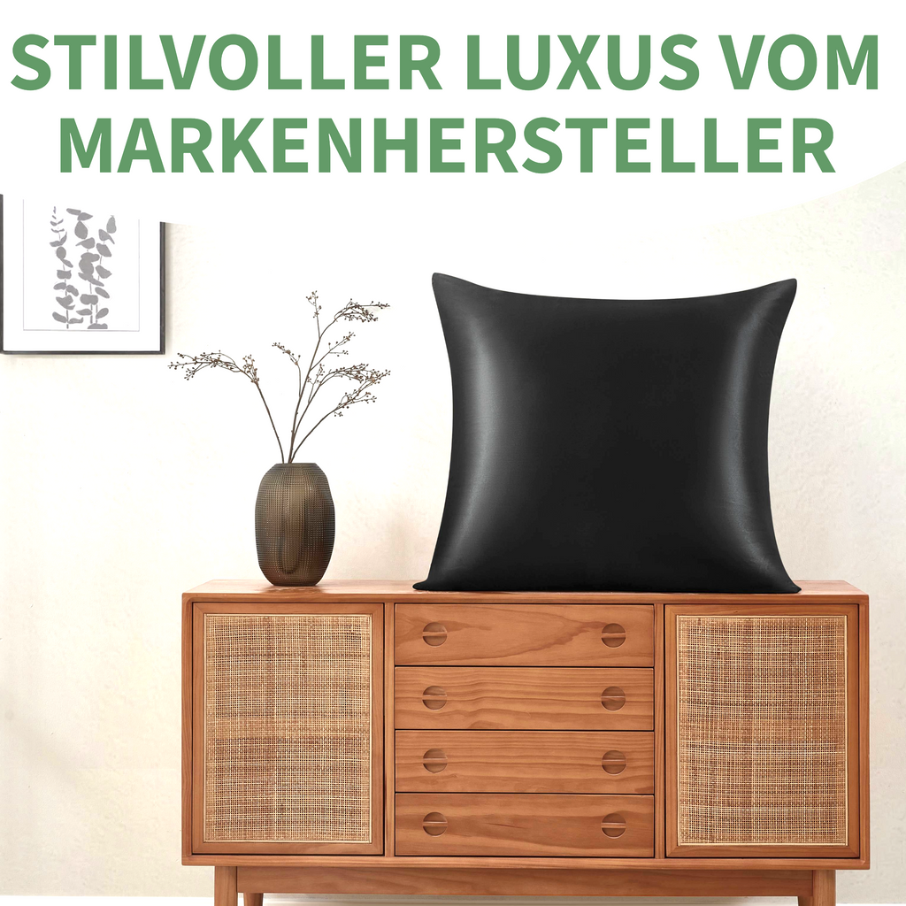 Premium Kissenbezug aus 100% Seide
