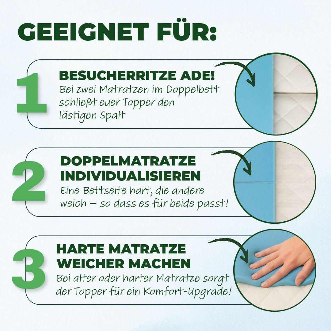 Welldora Komfort Topper Memory Foam.