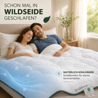kühlende Sommerdecke aus Wildseide