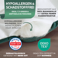 kühlende Sommerdecke aus Wildseide