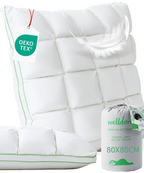 Welldora Puffwolken Premium Kopfkissen mit Daunen.