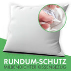 Welldora Premium Milbenbezug für Kissen 2-teilig encasing.