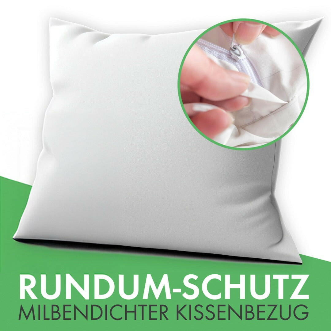 Welldora Premium Milbenbezug für Kissen 2-teilig encasing.