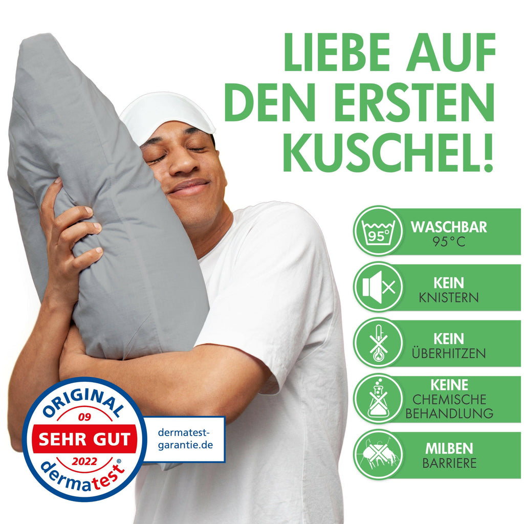 Welldora Premium Milbenbezug für Kissen 2-teilig encasing.