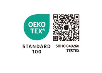 OEKO-TEX Standard 100 Siegel mit QR-Code, SHHO 040260 TESTEX
