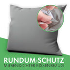 Welldora Premium Milbenbezug für Kissen 2-teilig encasing.