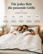 kühlende Sommerdecke aus Wildseide
